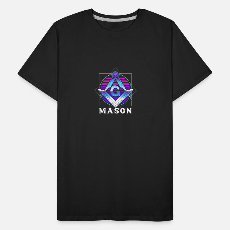 Retro Colorful Free Mason Symbol Free Masonic