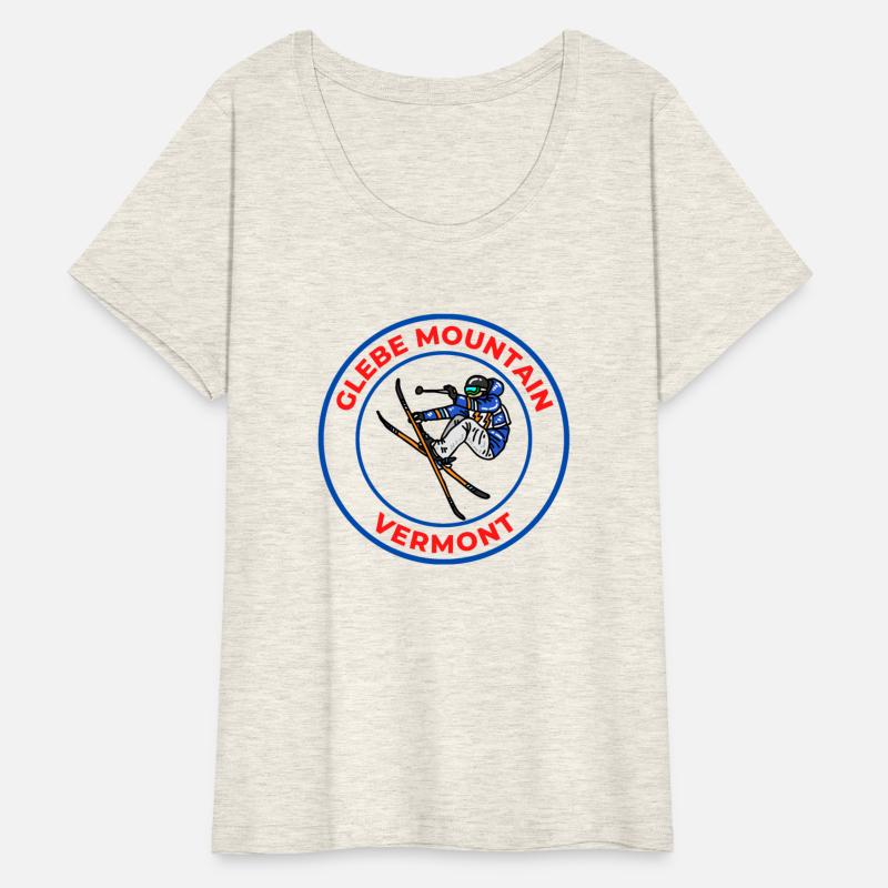 Retro Cool Skiing Glebe Mountain Vermont Souvenir