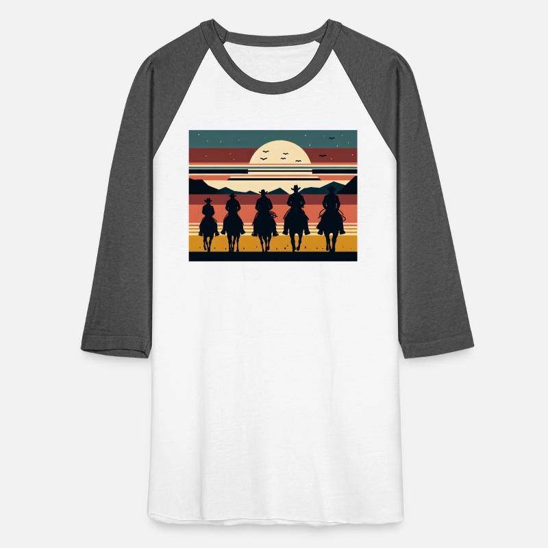 Retro Cowboys in the Sunset Tee