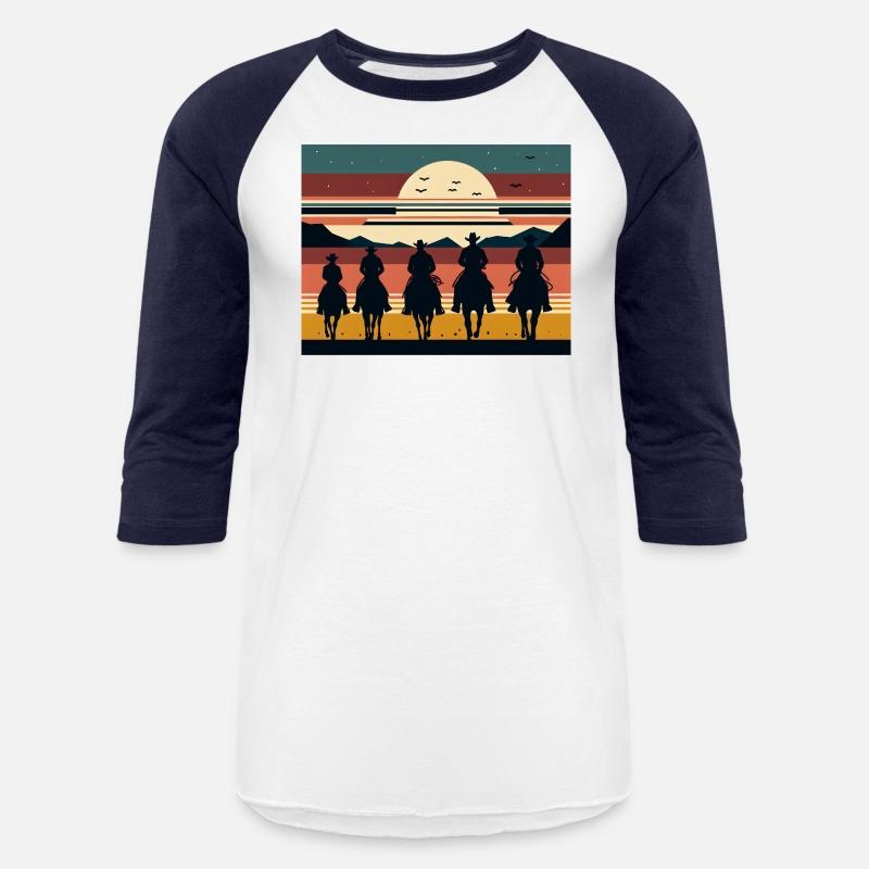 Retro Cowboys in the Sunset Tee