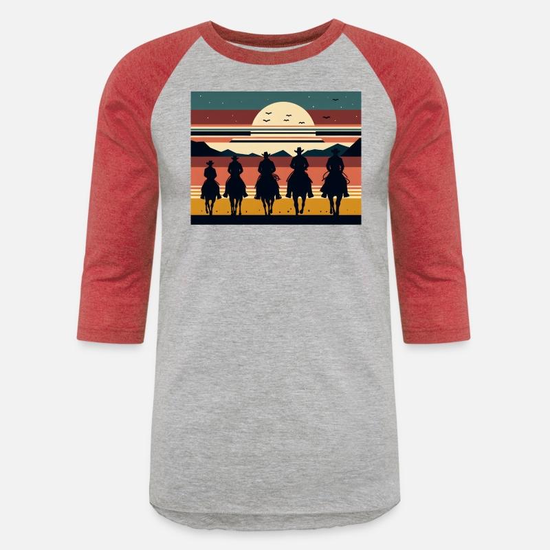 Retro Cowboys in the Sunset Tee