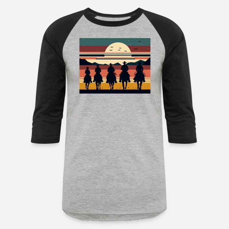 Retro Cowboys in the Sunset Tee