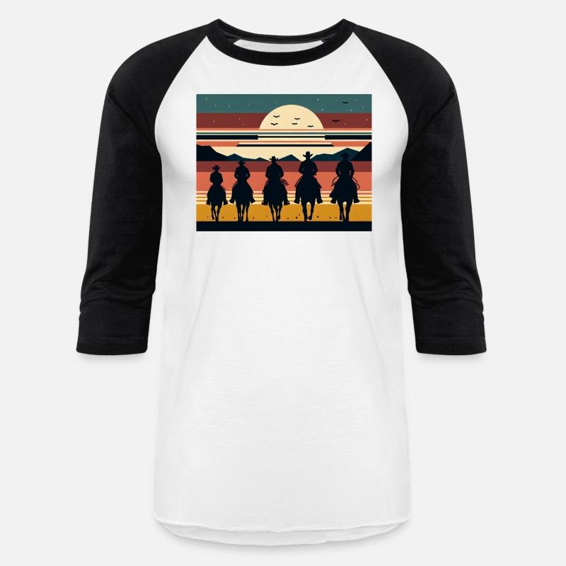Retro Cowboys in the Sunset Tee