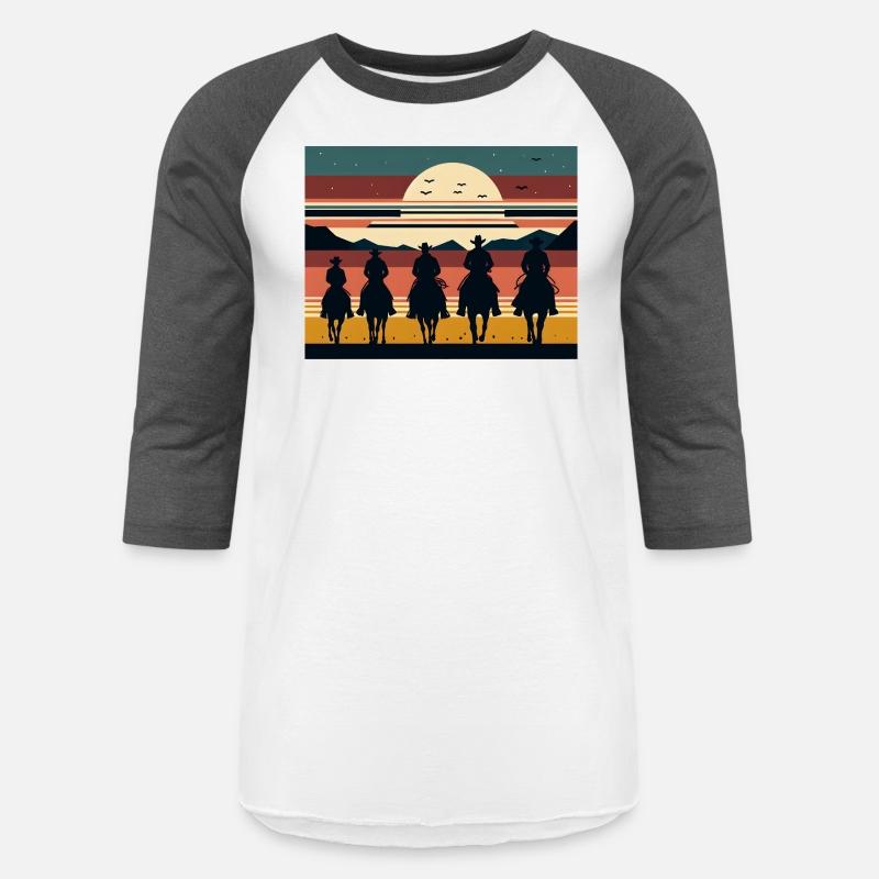 Retro Cowboys in the Sunset Tee