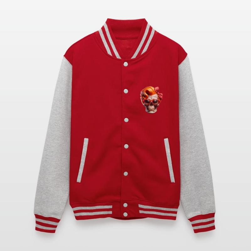 Retro Rockabilly Skull