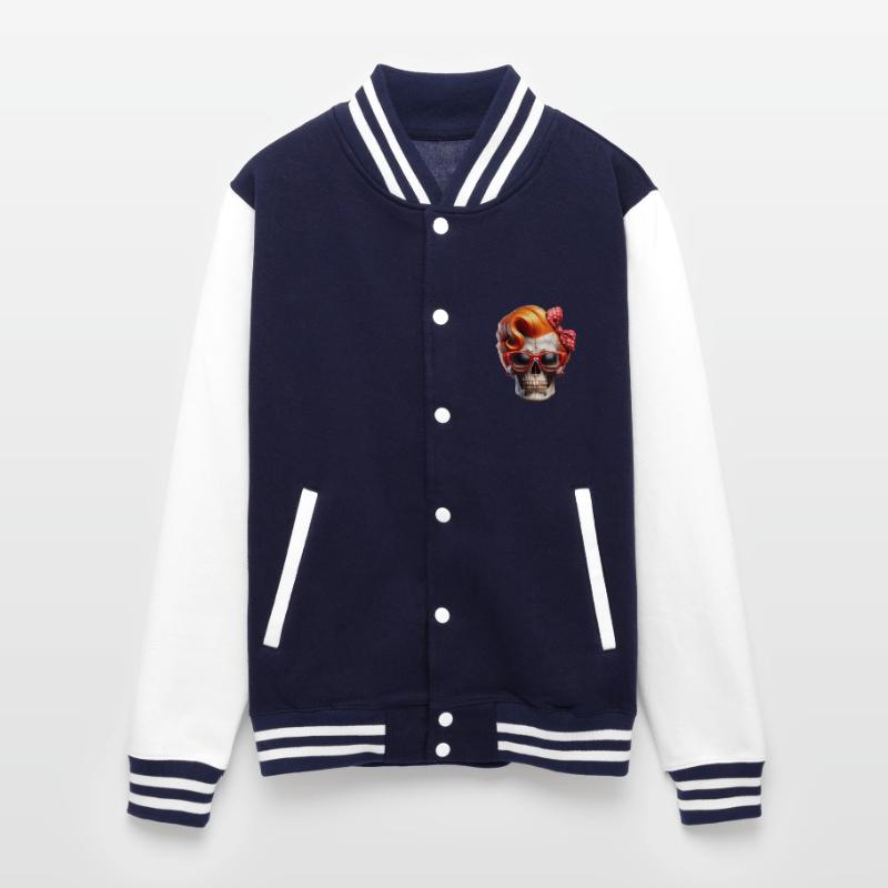 Retro Rockabilly Skull