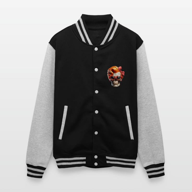 Retro Rockabilly Skull