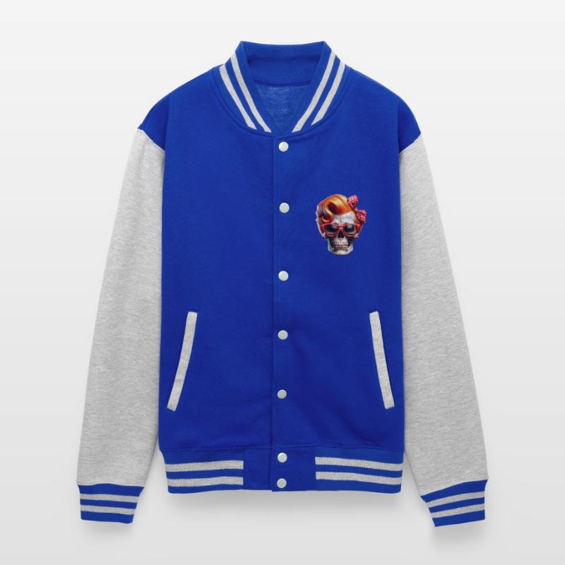 Retro Rockabilly Skull