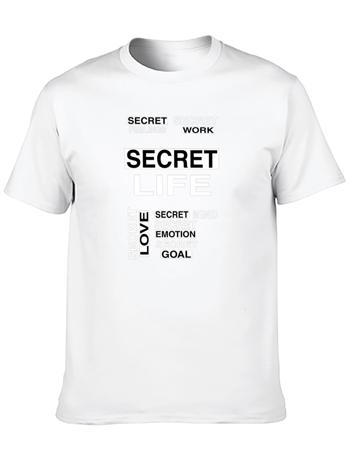 Secret Life Graphic Tee - Black