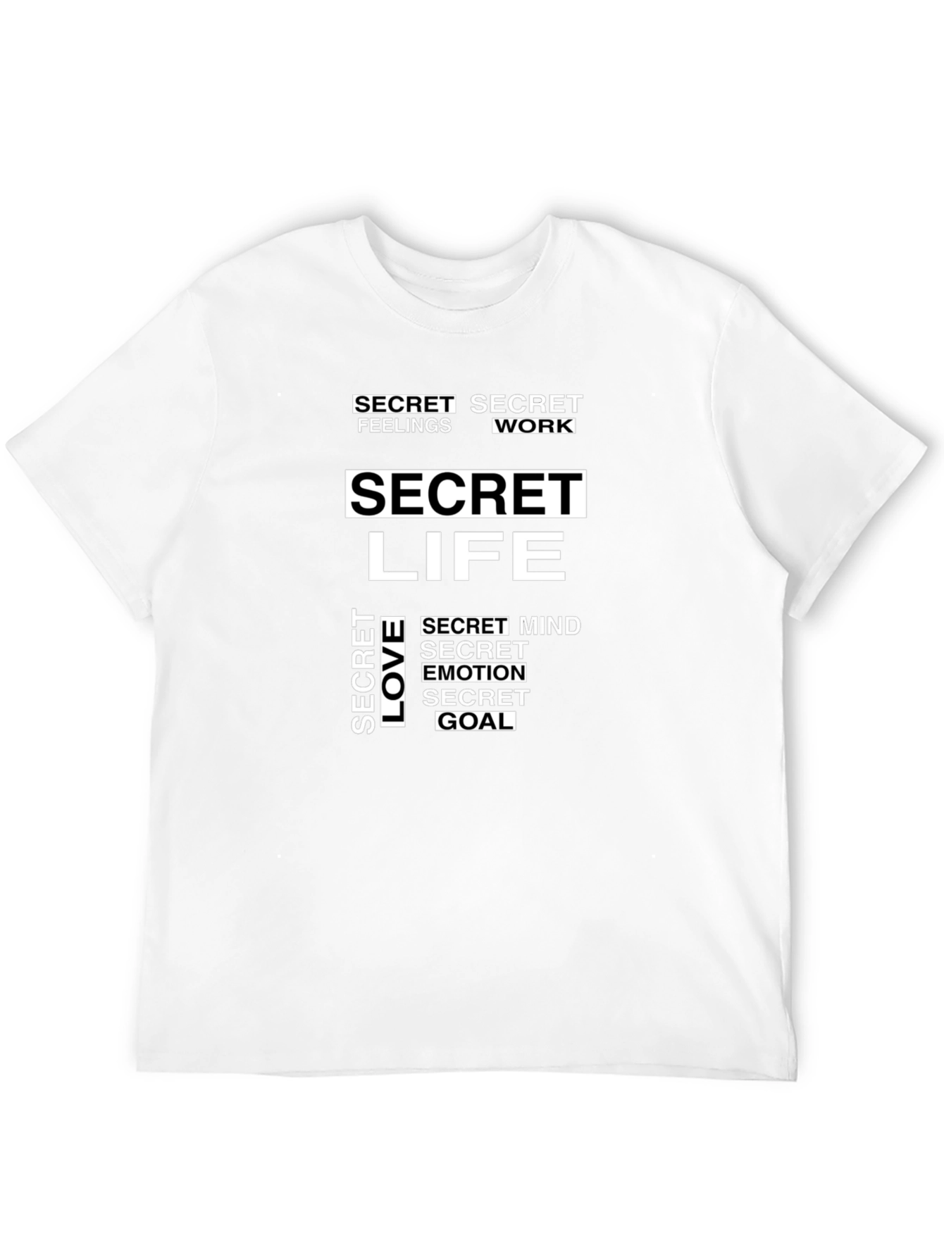 Secret Life Graphic Tee - Black