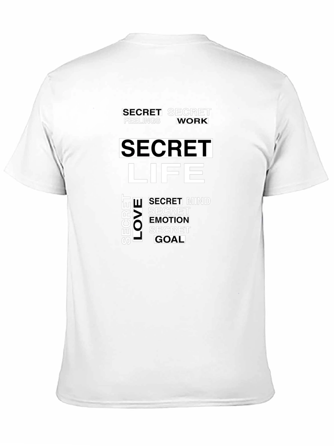 Secret Life Graphic Tee - Black