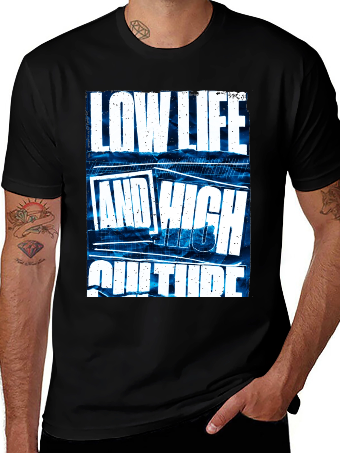 Low Life and High Culture Graphic Tee