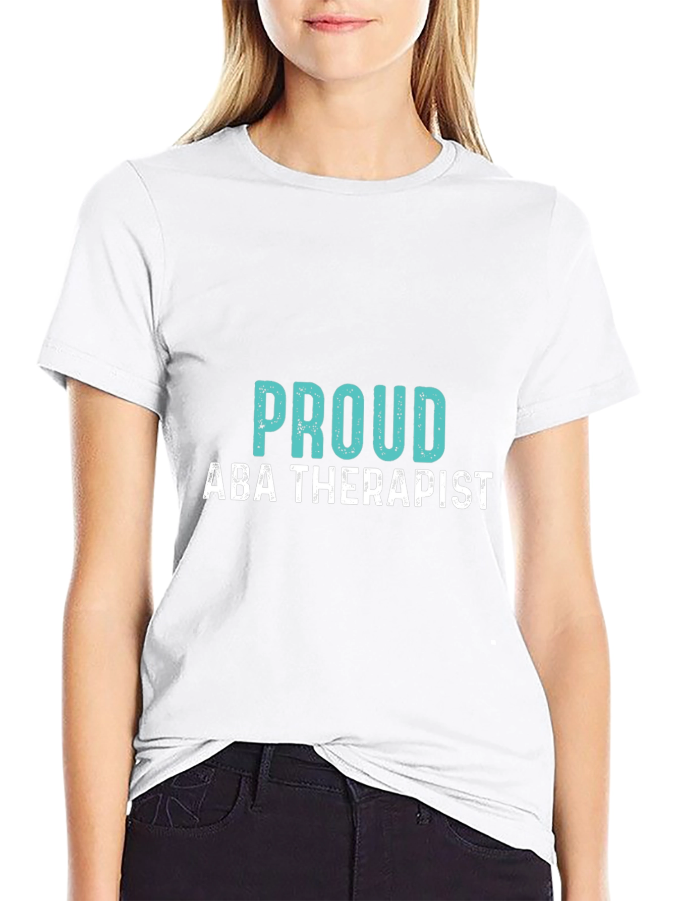 Proud ABA Therapist Black T-Shirt