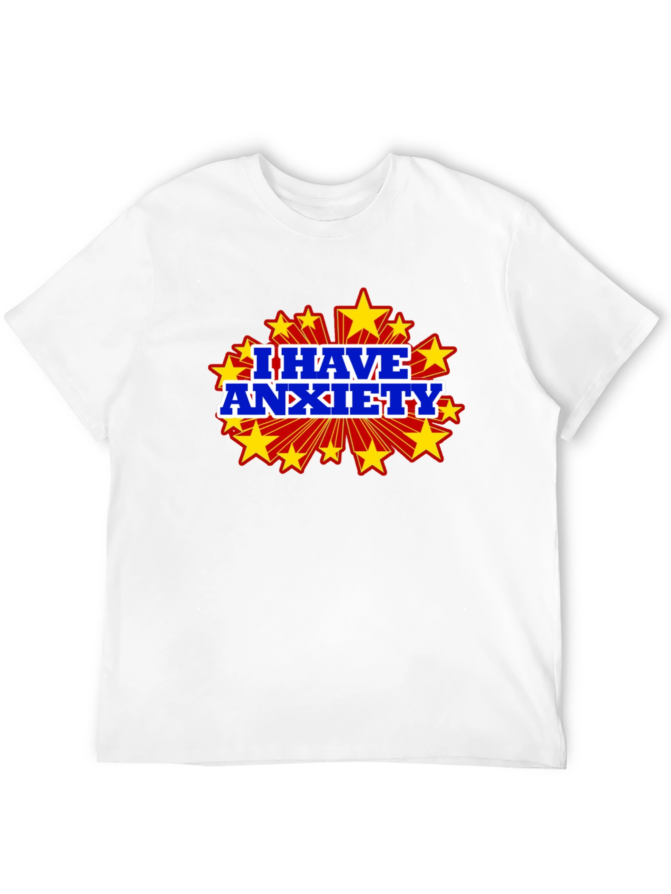 I Have Anxiety Graphic Tee - Black Cotton T-Shirt