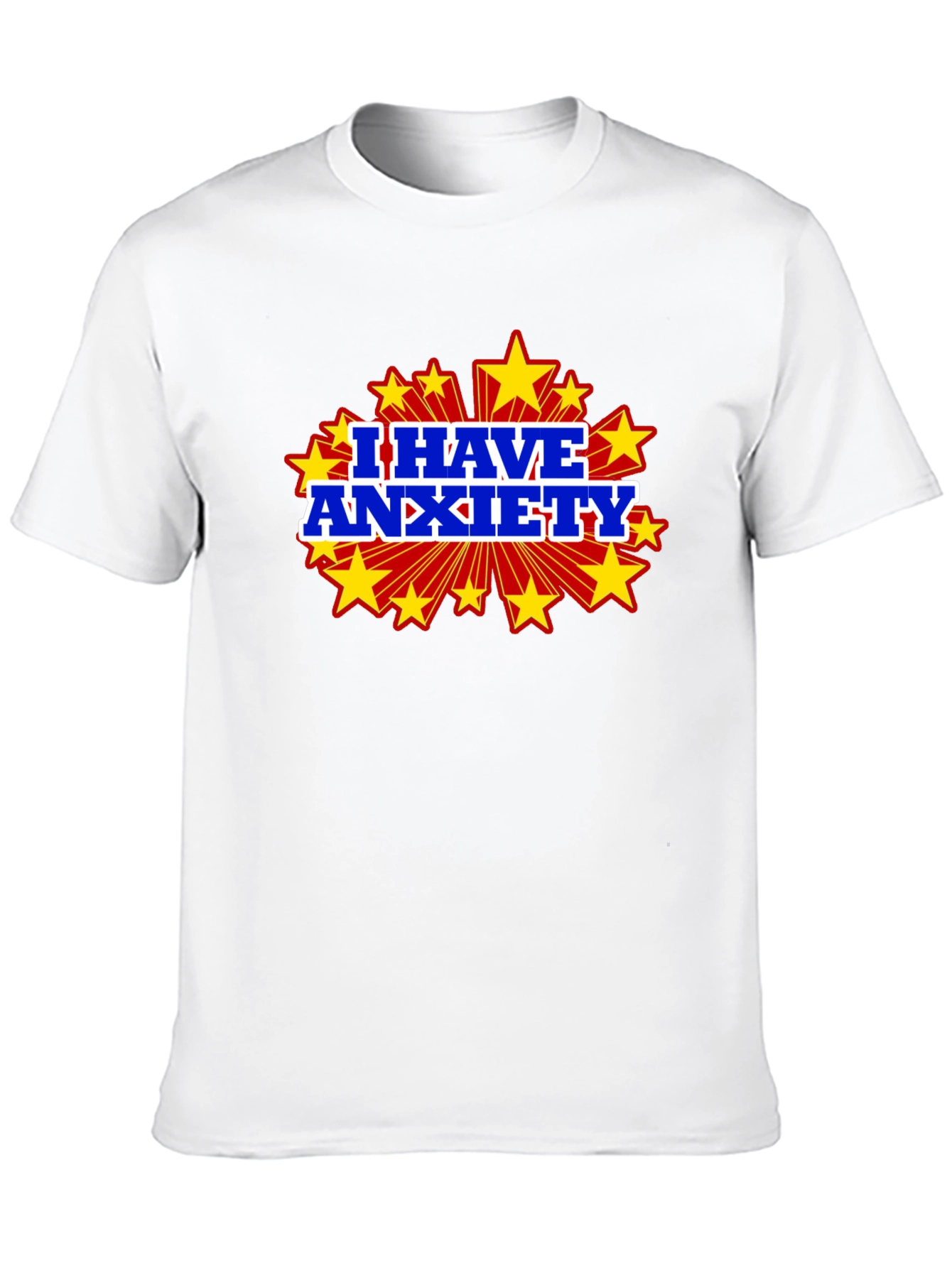 I Have Anxiety Graphic Tee - Black Cotton T-Shirt