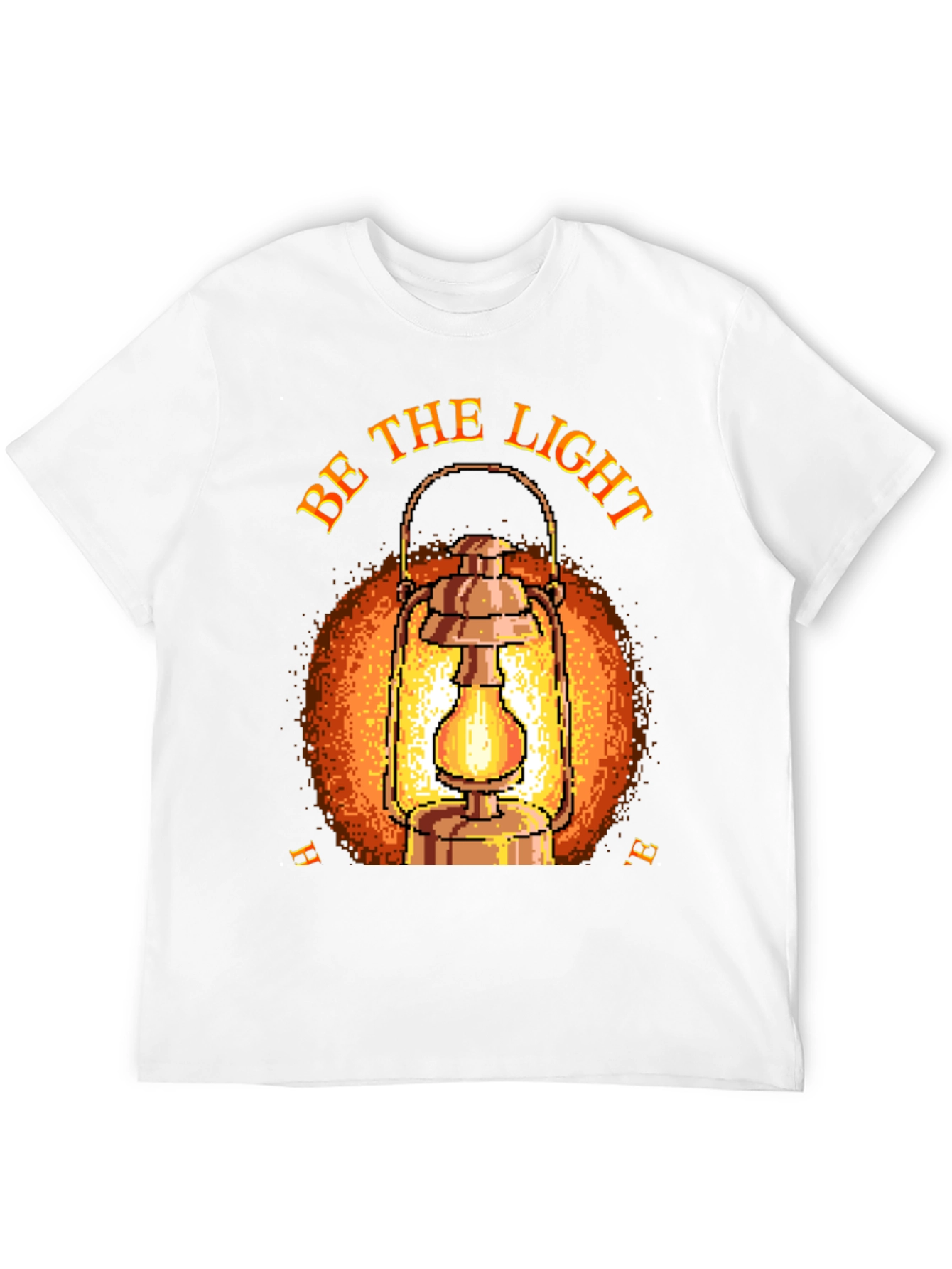 Be the Light T-Shirt - Pixel Art Lantern