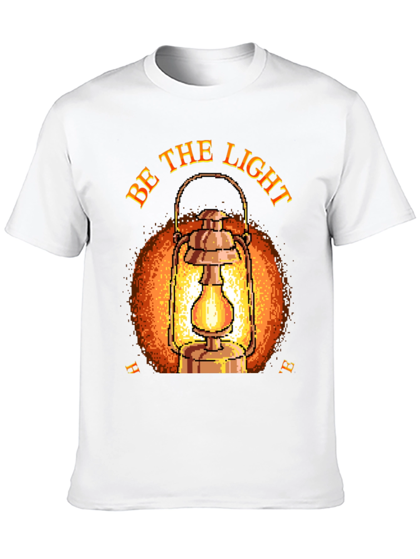 Be the Light T-Shirt - Pixel Art Lantern