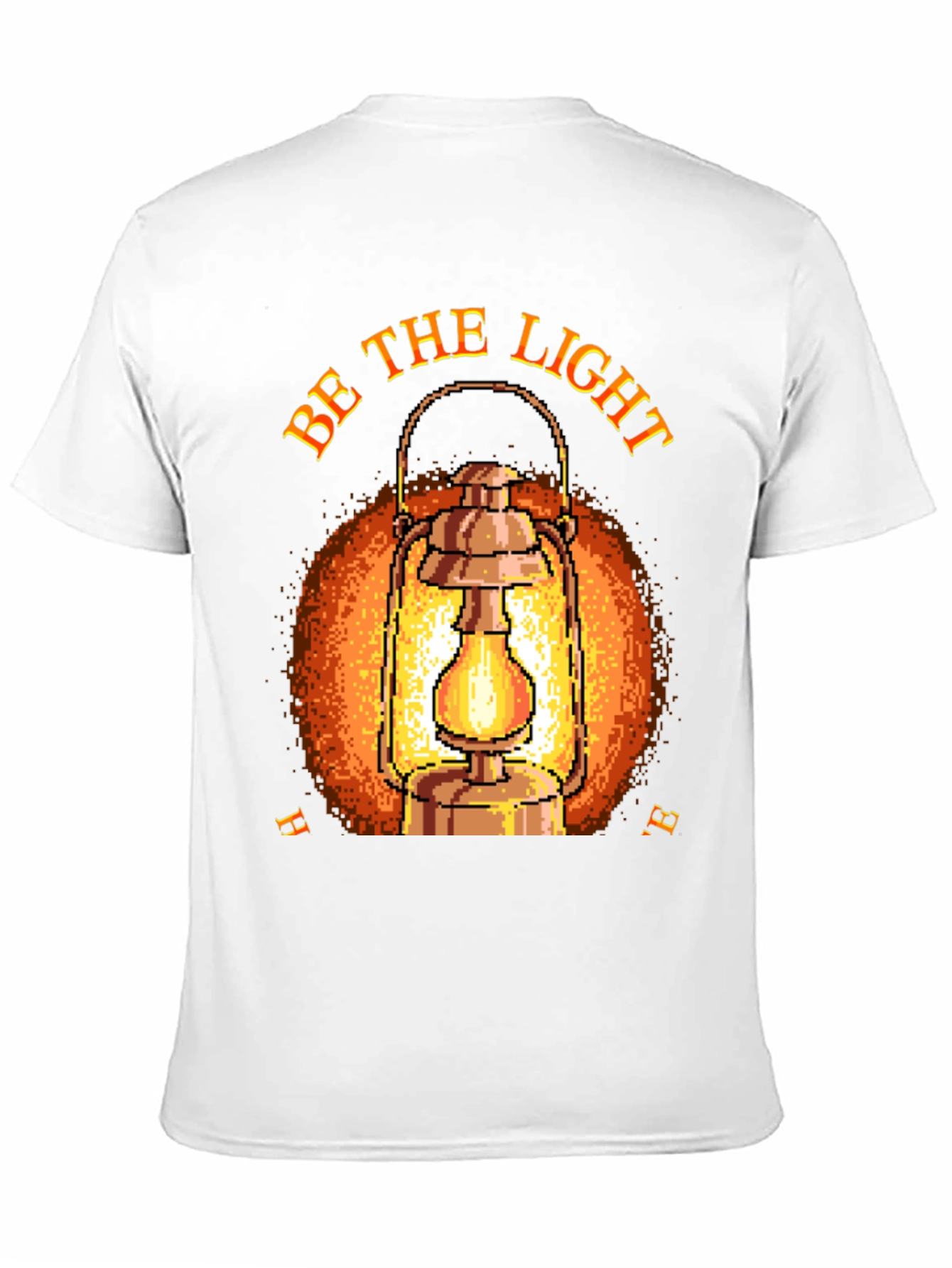 Be the Light T-Shirt - Pixel Art Lantern