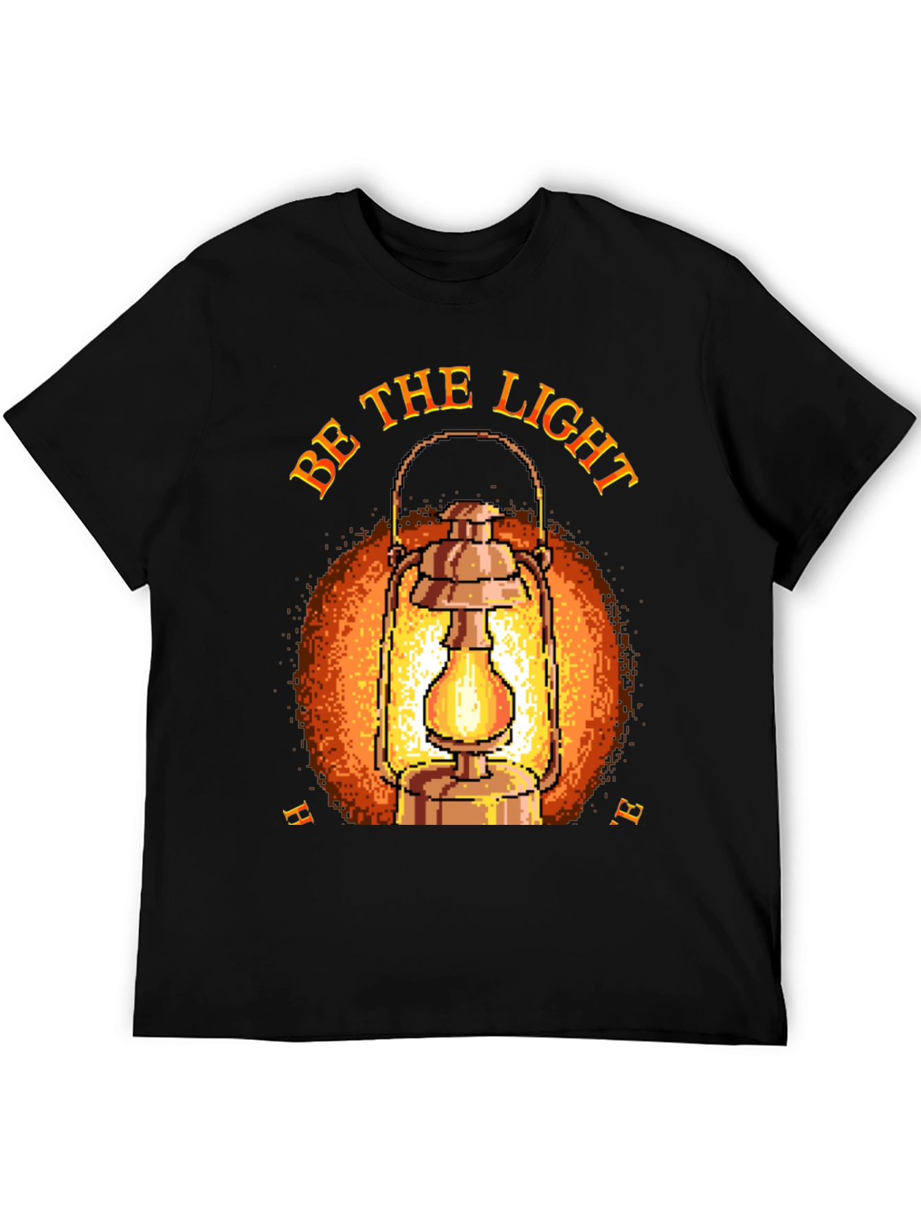 Be the Light T-Shirt - Pixel Art Lantern