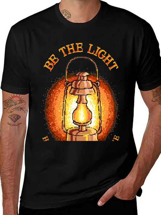 Be the Light T-Shirt - Pixel Art Lantern