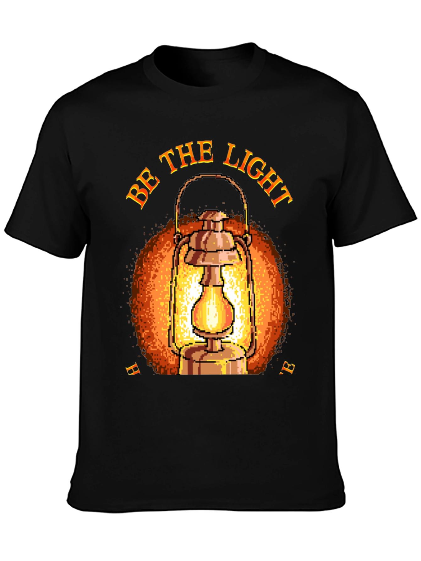 Be the Light T-Shirt - Pixel Art Lantern