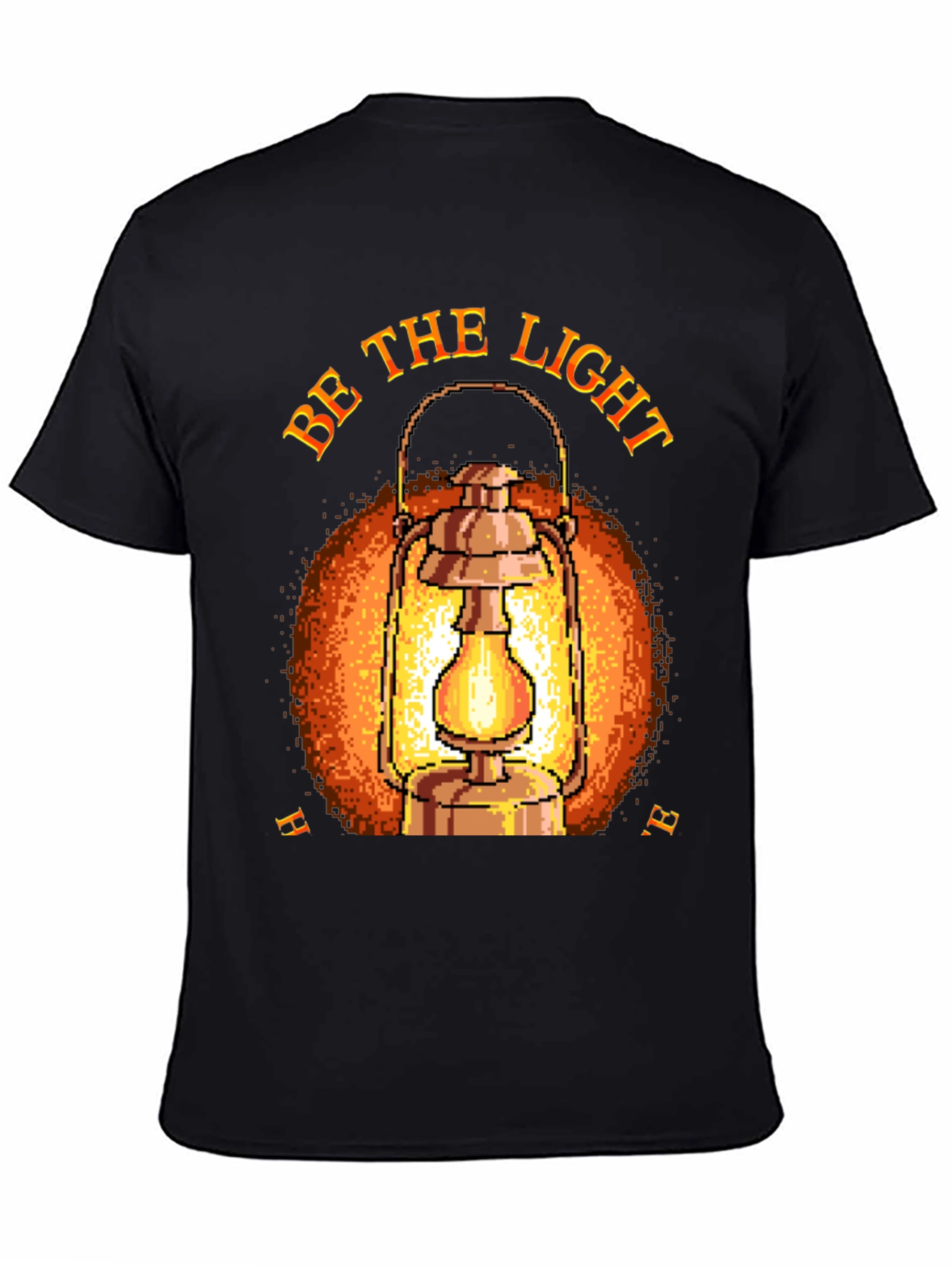 Be the Light T-Shirt - Pixel Art Lantern