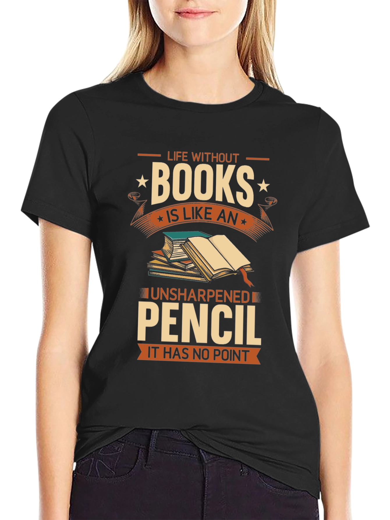 Life Without Books T-Shirt