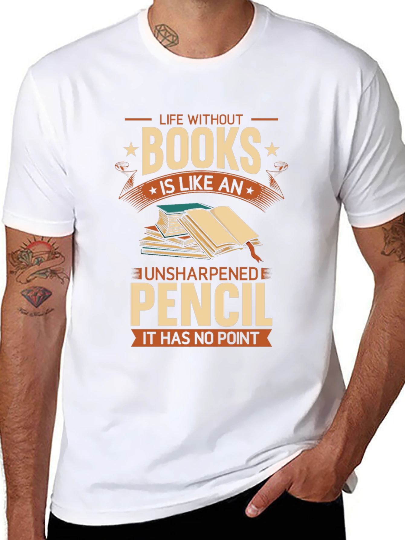 Life Without Books T-Shirt