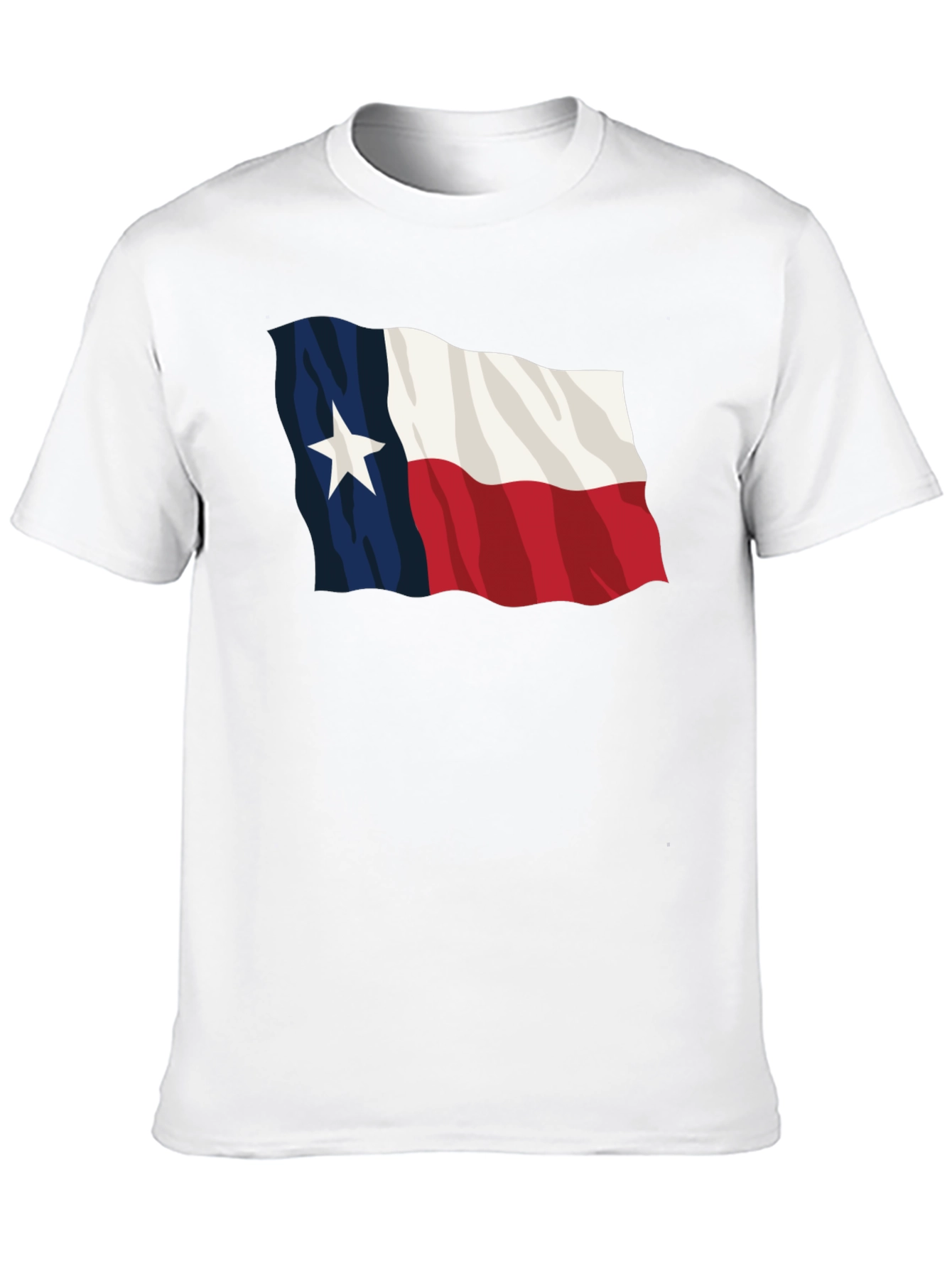 Texas Flag Black T-Shirt