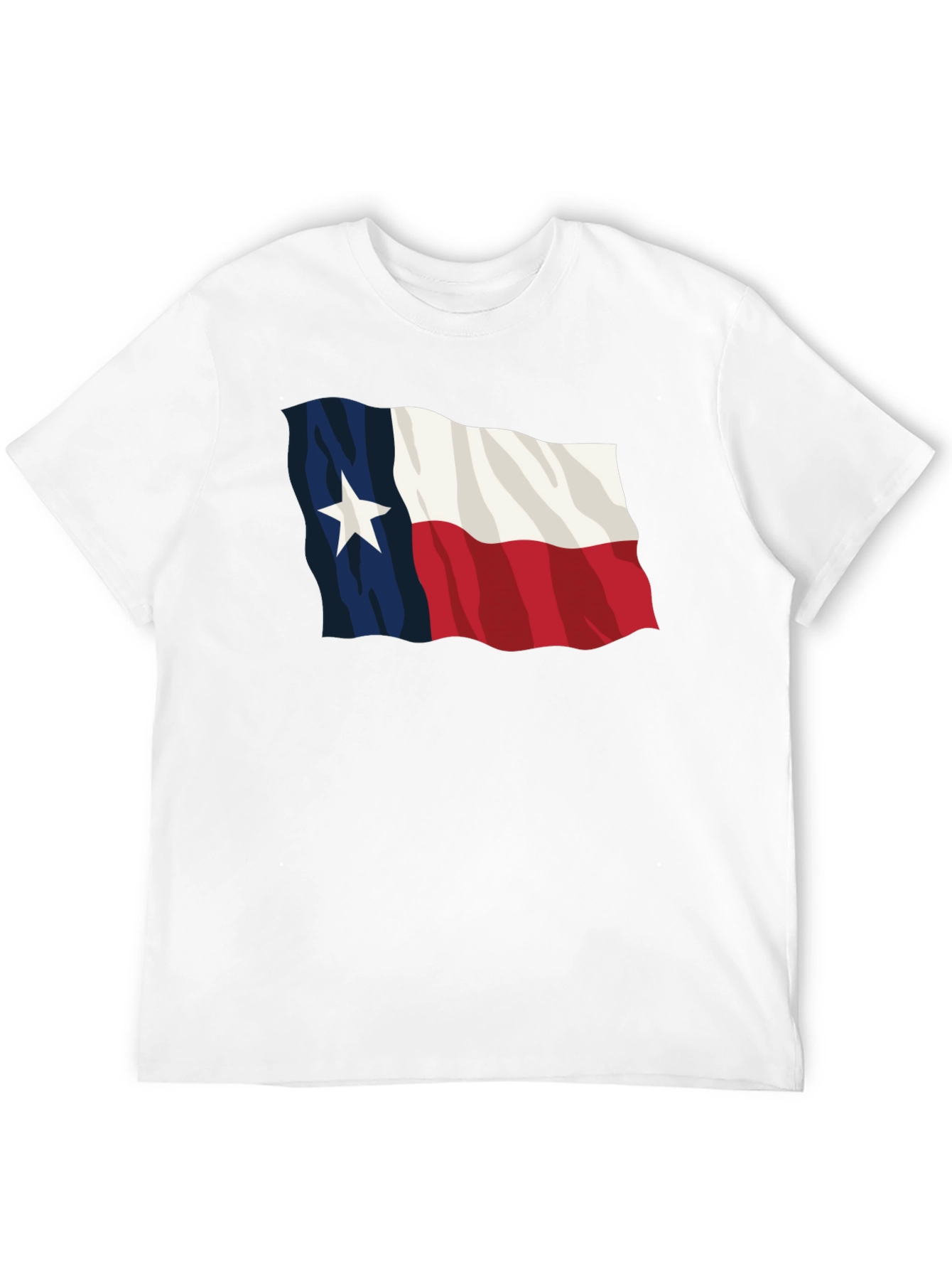 Texas Flag Black T-Shirt