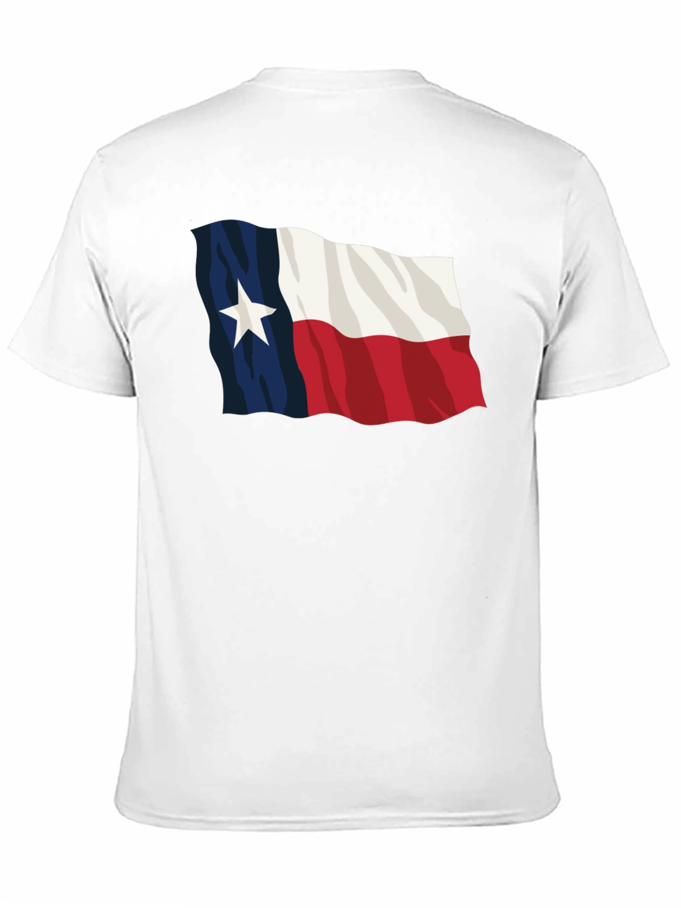 Texas Flag Black T-Shirt