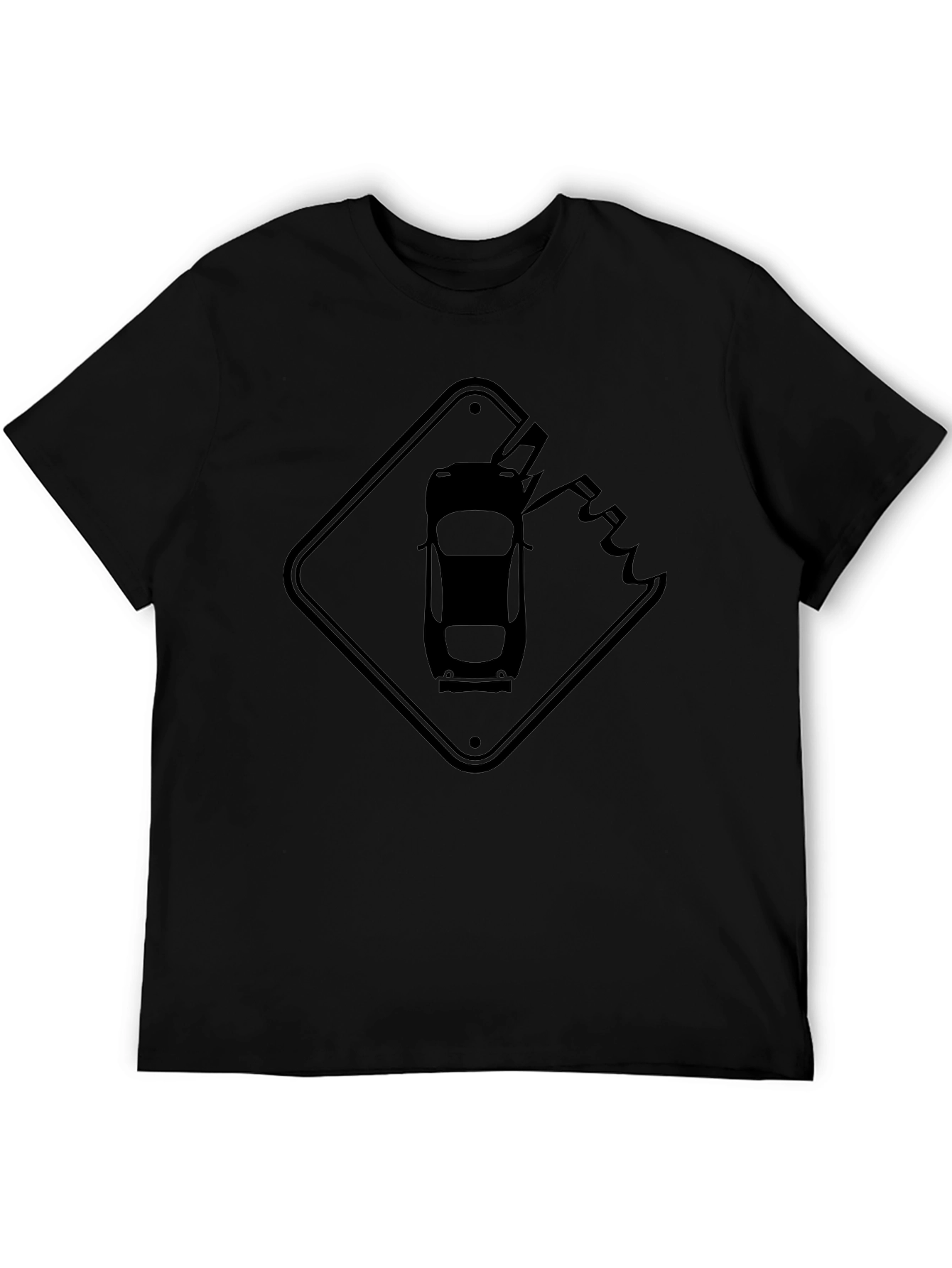 Road Rage Ahead T-Shirt - Black Cotton Tee