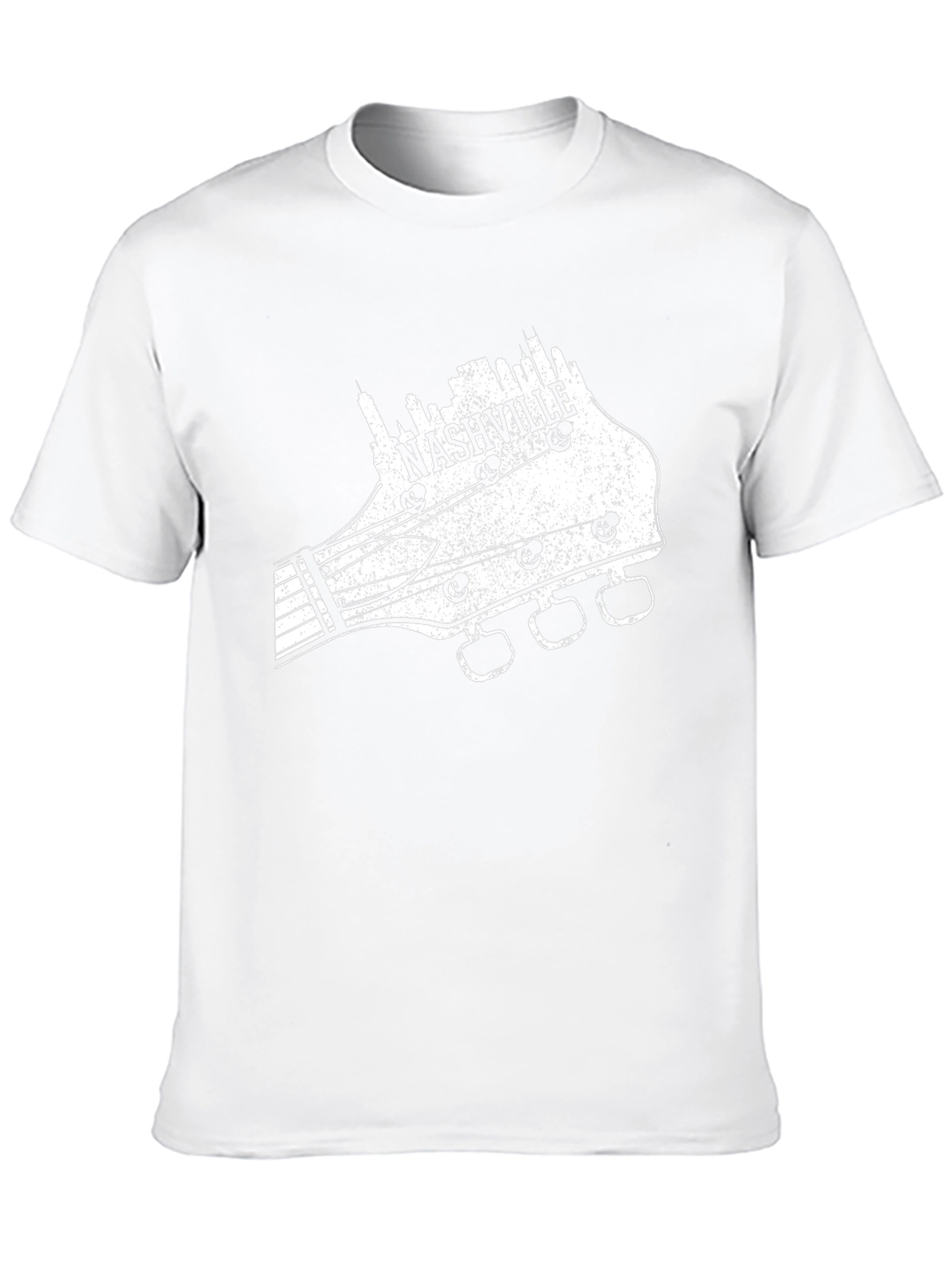 Nashville Guitar Headstock T-Shirt