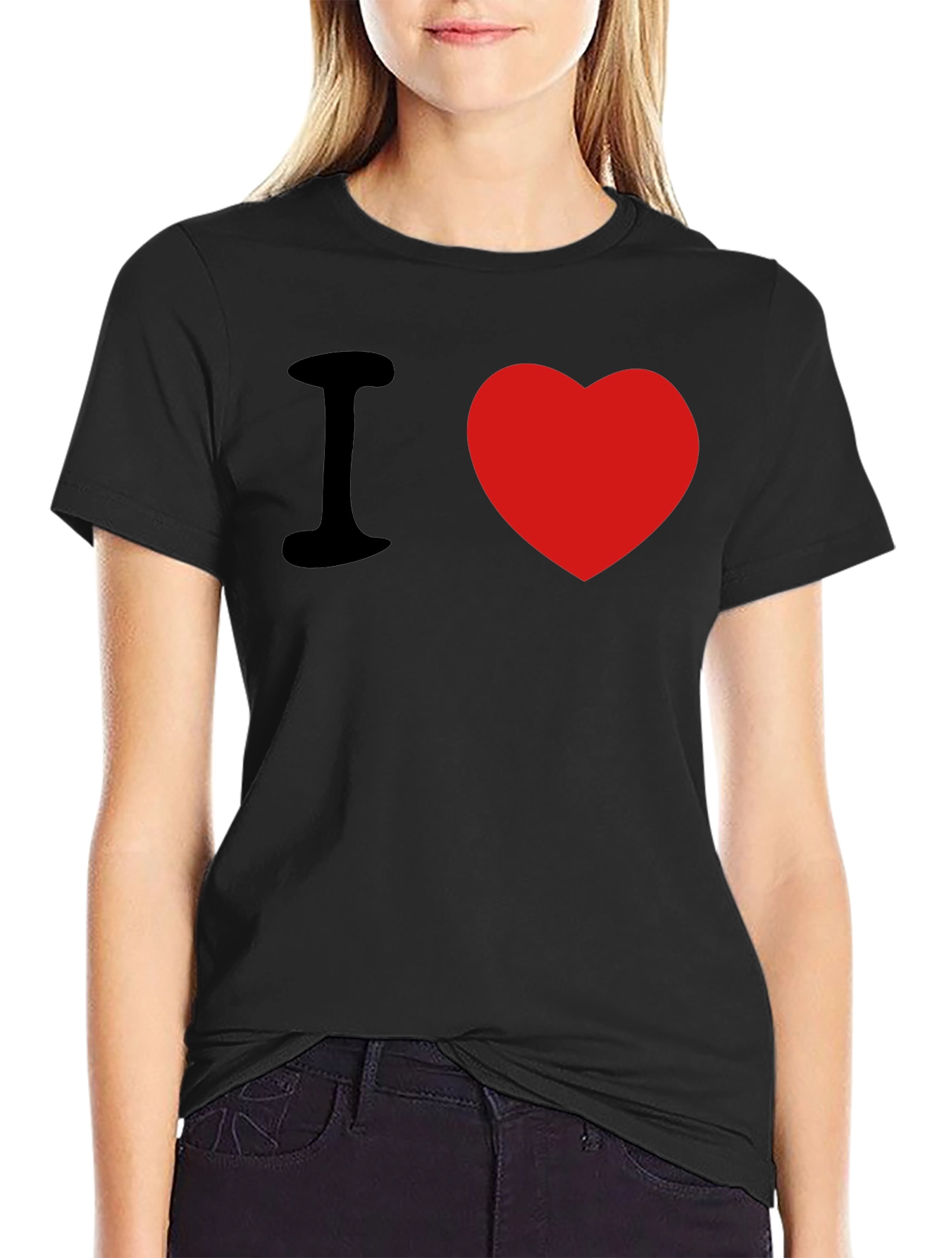 I Heart T-Shirt - Stylish Cotton Blend Tee
