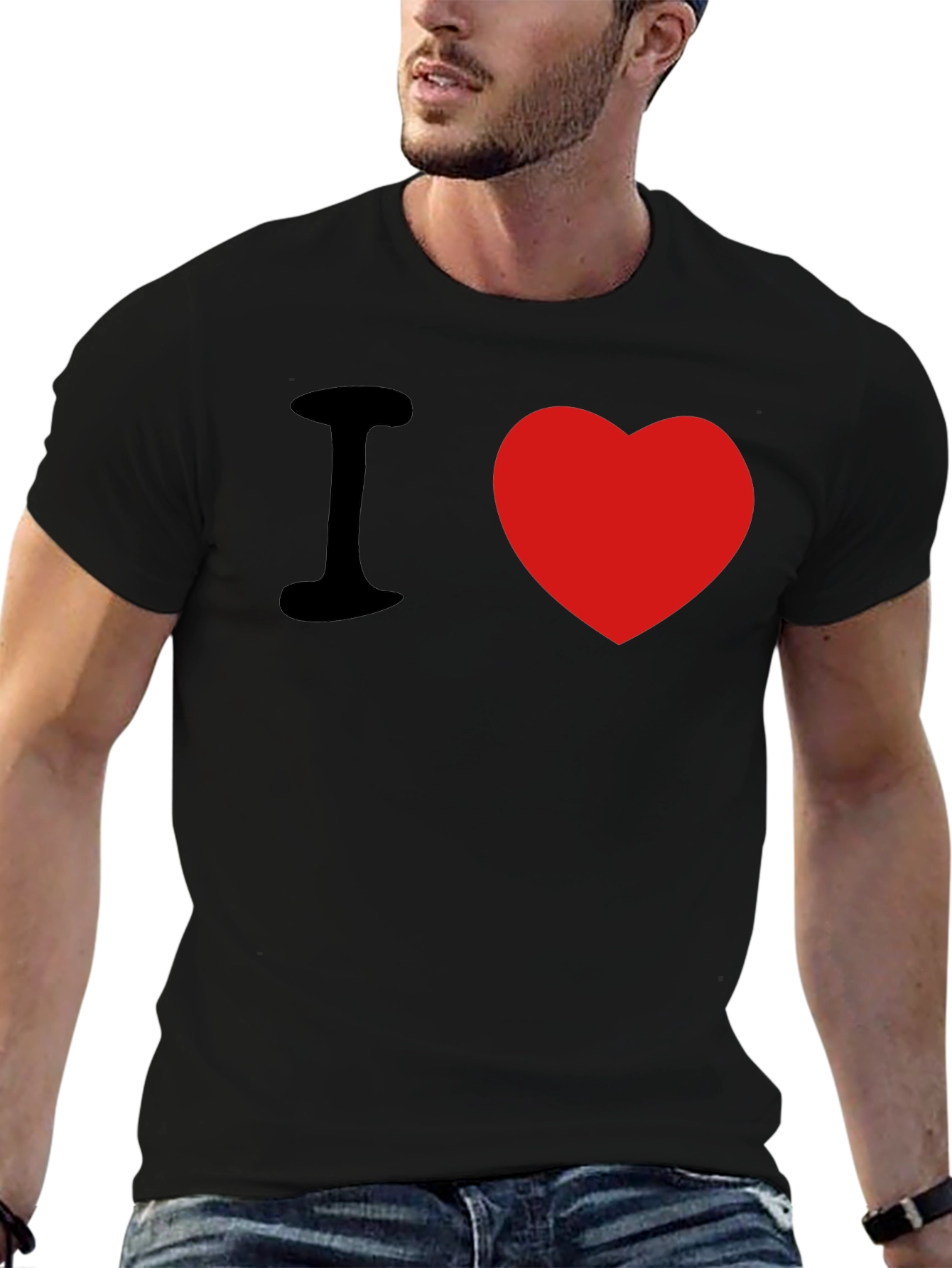 I Heart T-Shirt - Stylish Cotton Blend Tee