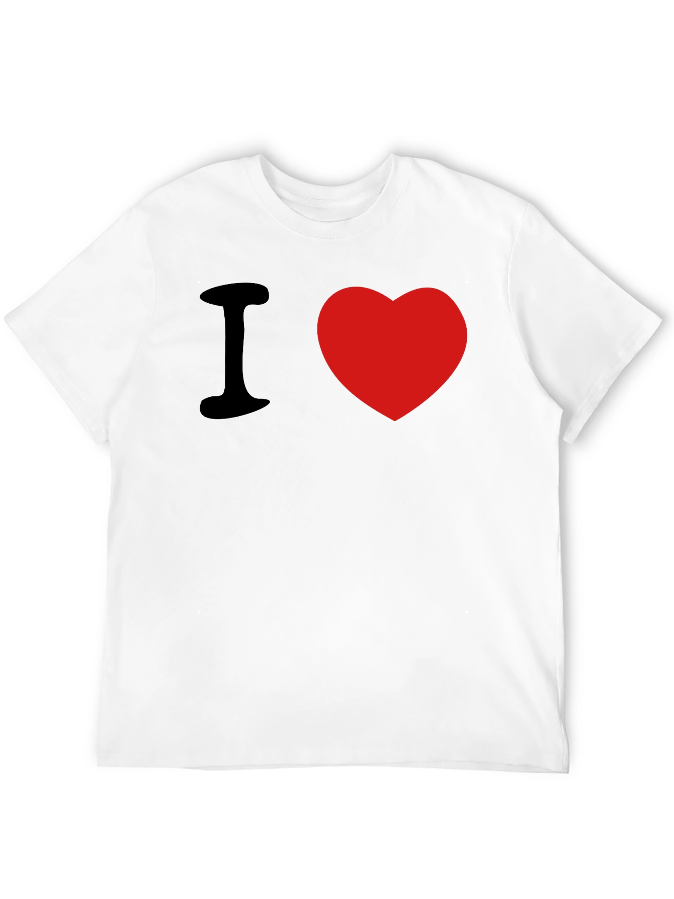 I Heart T-Shirt - Stylish Cotton Blend Tee