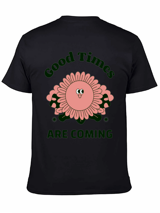 Good Times Flower Graphic Tee - Comfort & Style