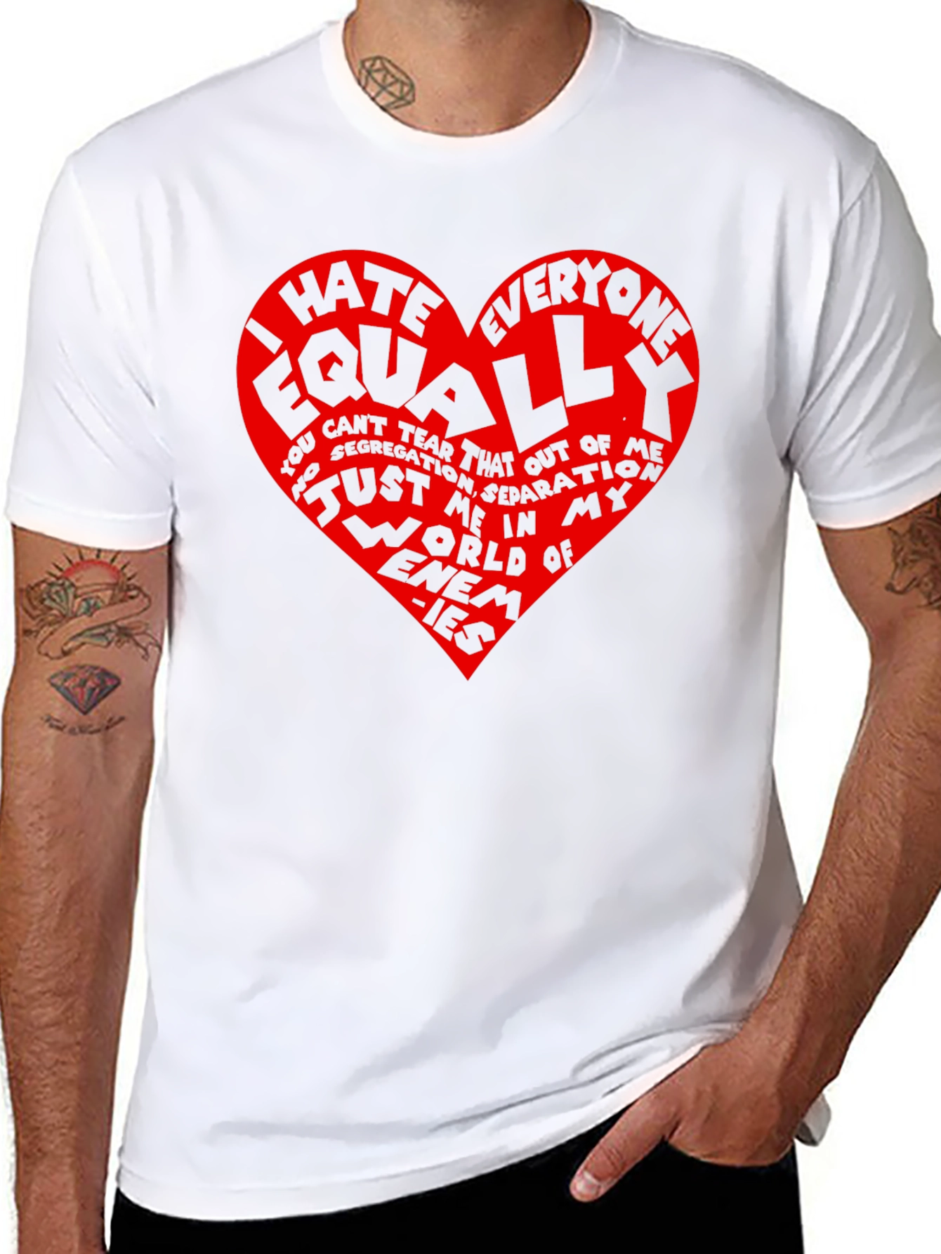 I Hate Everyone Equally Graphic Tee