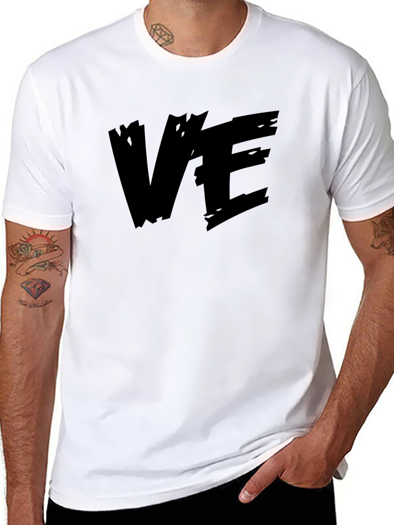 Black VE Graphic T-Shirt