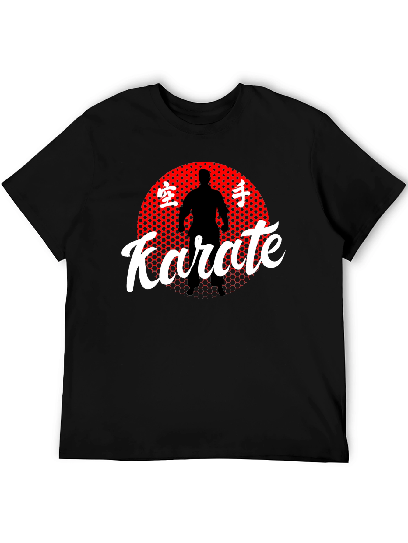Karate Silhouette Graphic T-Shirt - Martial Arts Tee