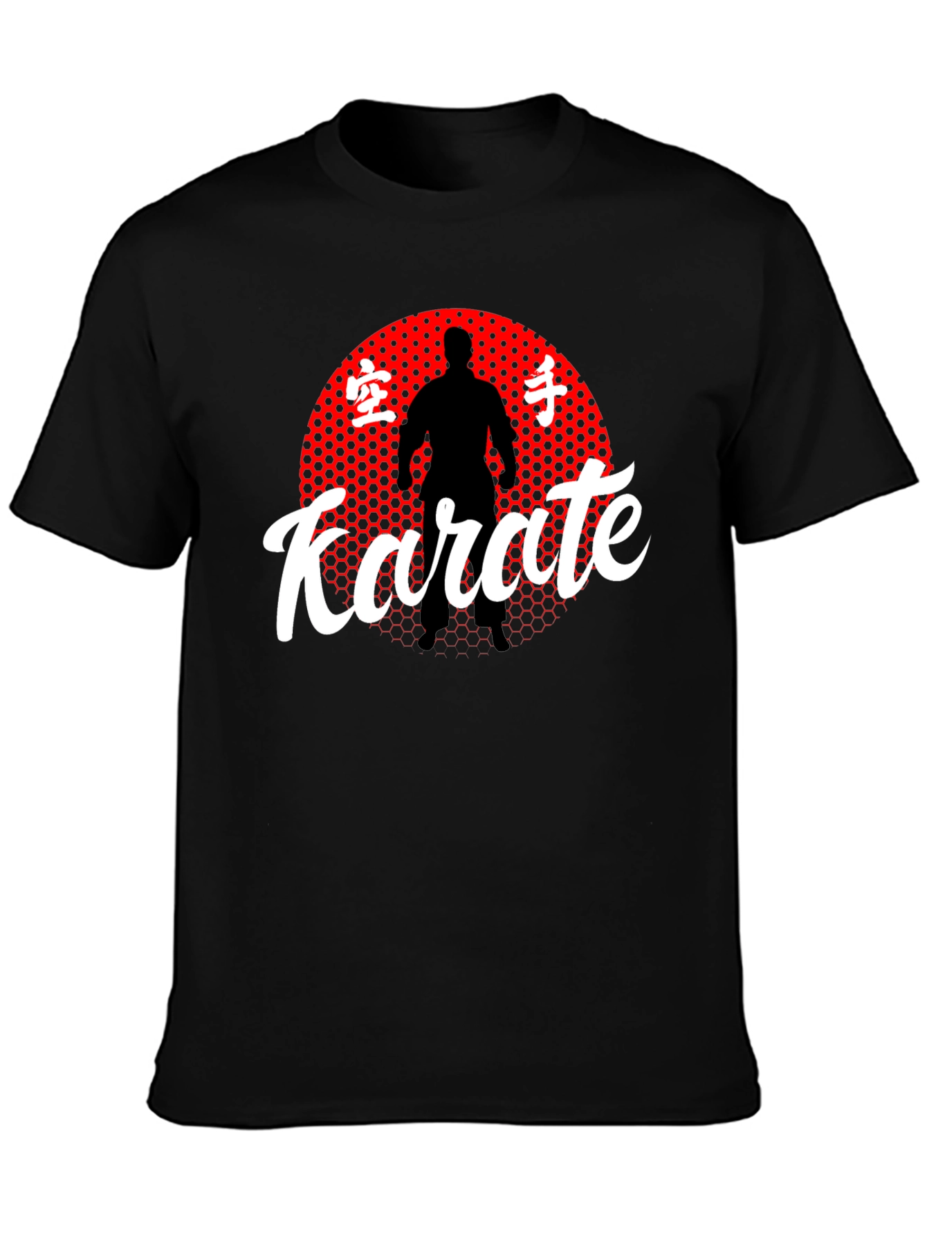 Karate Silhouette Graphic T-Shirt - Martial Arts Tee