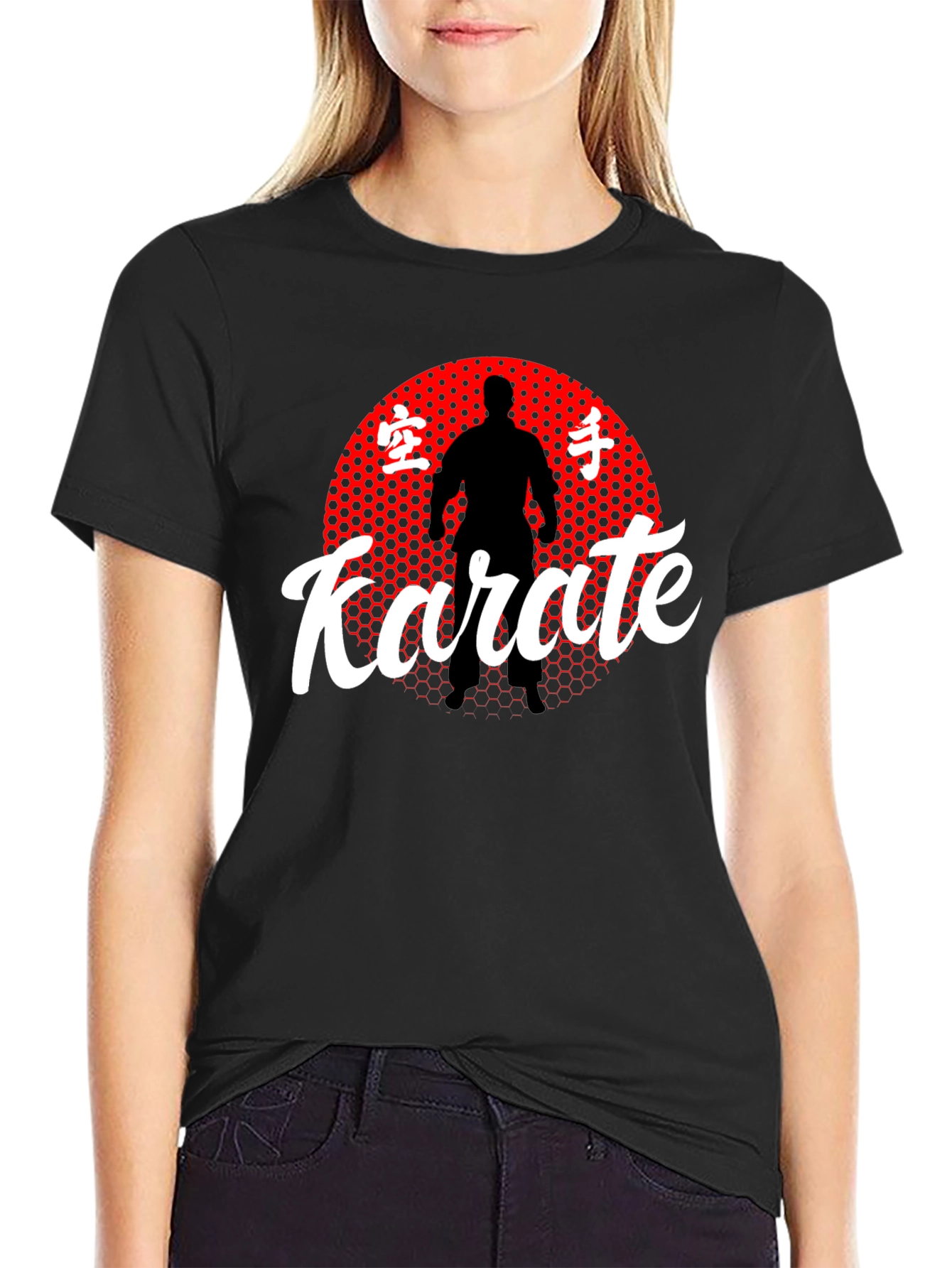 Karate Silhouette Graphic T-Shirt - Martial Arts Tee
