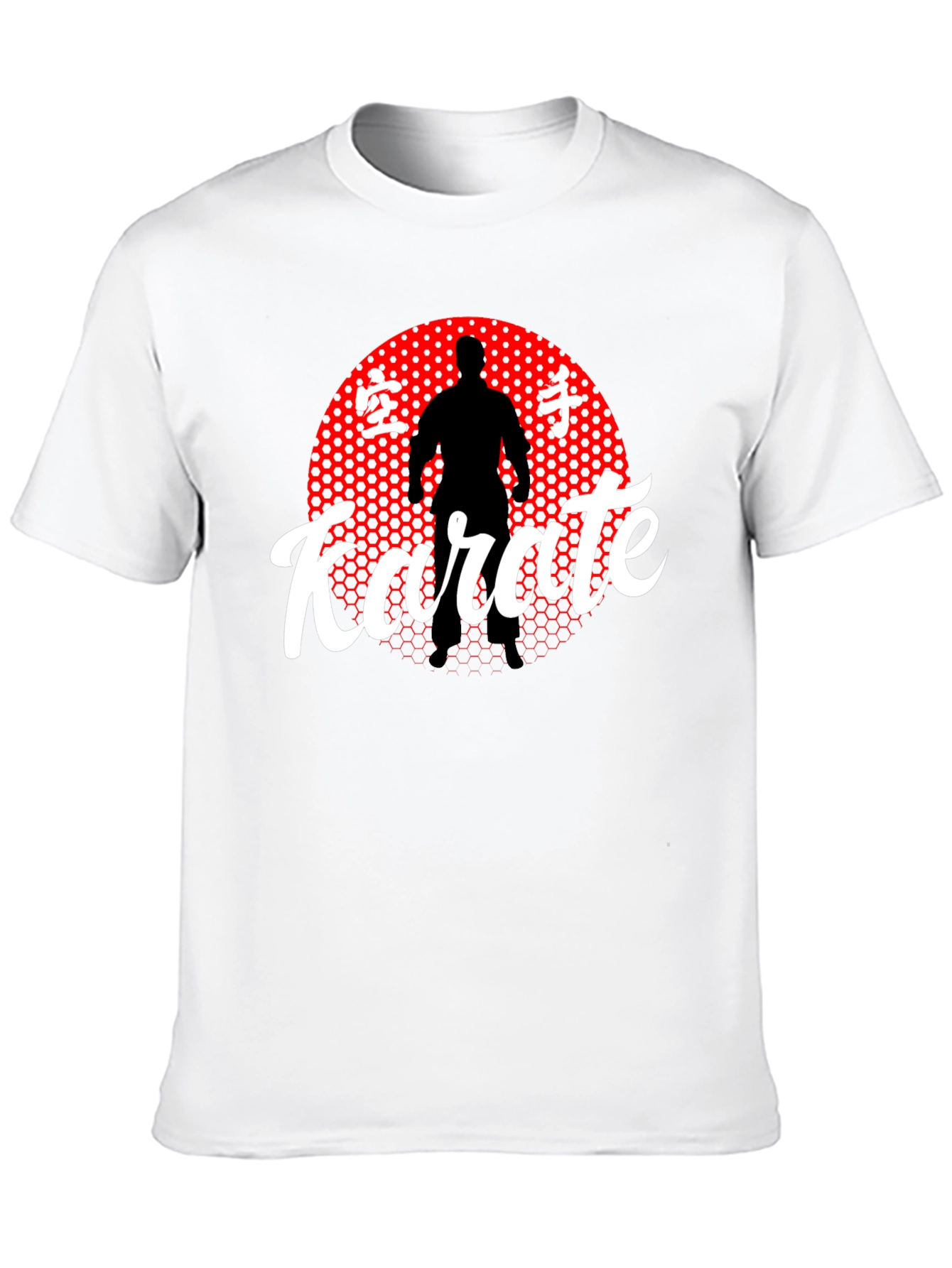 Karate Silhouette Graphic T-Shirt - Martial Arts Tee