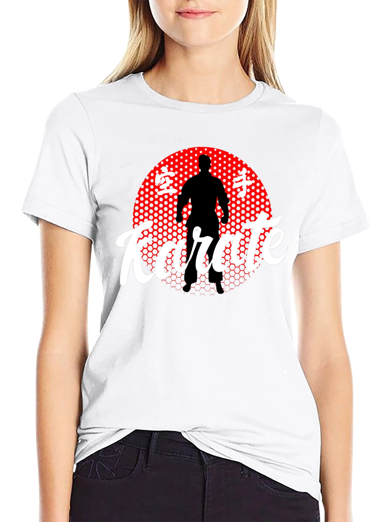 Karate Silhouette Graphic T-Shirt - Martial Arts Tee