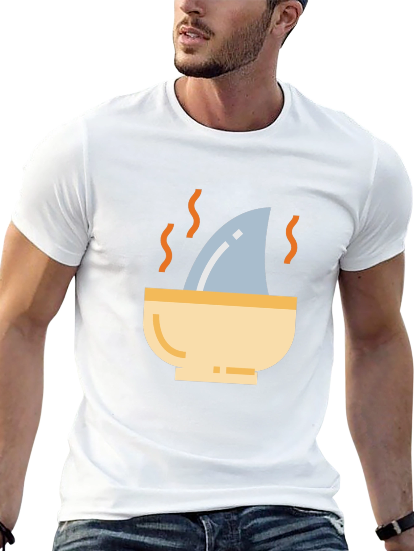 Shark Fin Soup Graphic T-Shirt