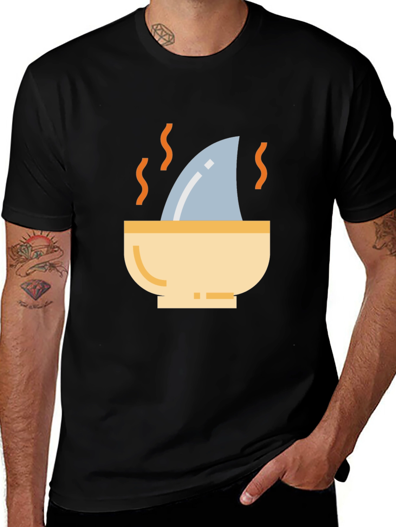 Shark Fin Soup Graphic T-Shirt