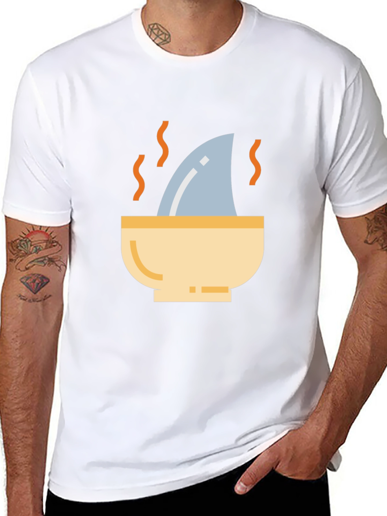 Shark Fin Soup Graphic T-Shirt