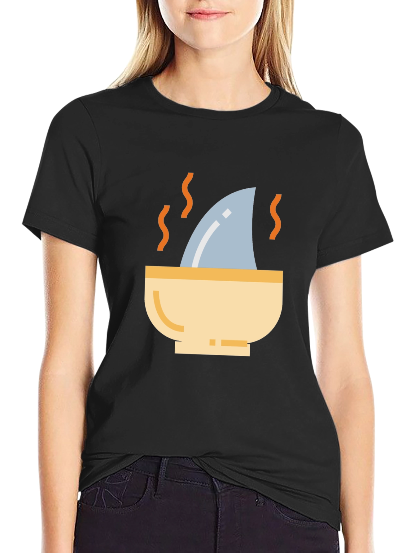 Shark Fin Soup Graphic T-Shirt