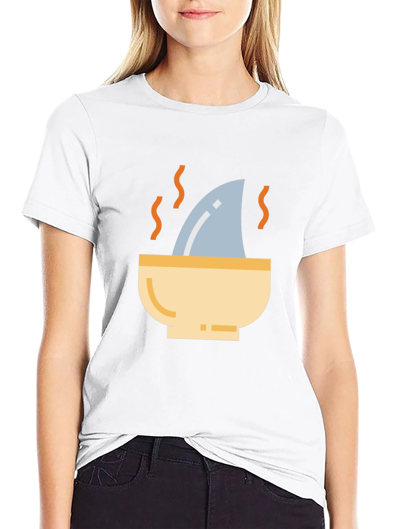 Shark Fin Soup Graphic T-Shirt