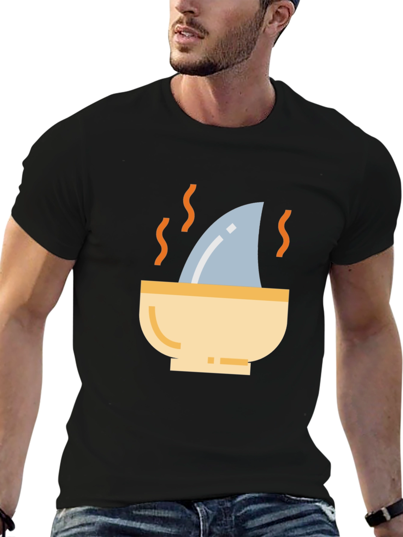 Shark Fin Soup Graphic T-Shirt